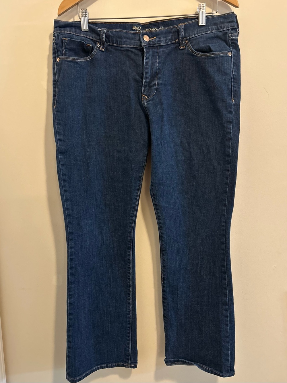 Old Navy Women’s Dark Blue Stretch “The Sweetheart” Bootcut Jeans